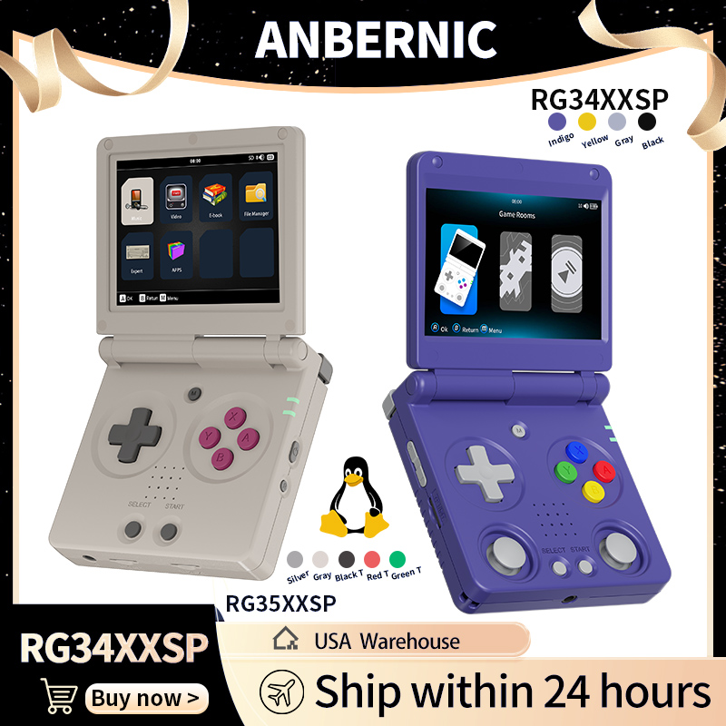 Retro Gaming Tablet - Anbernic RG34XXSP RG35XXSP Console di gioco