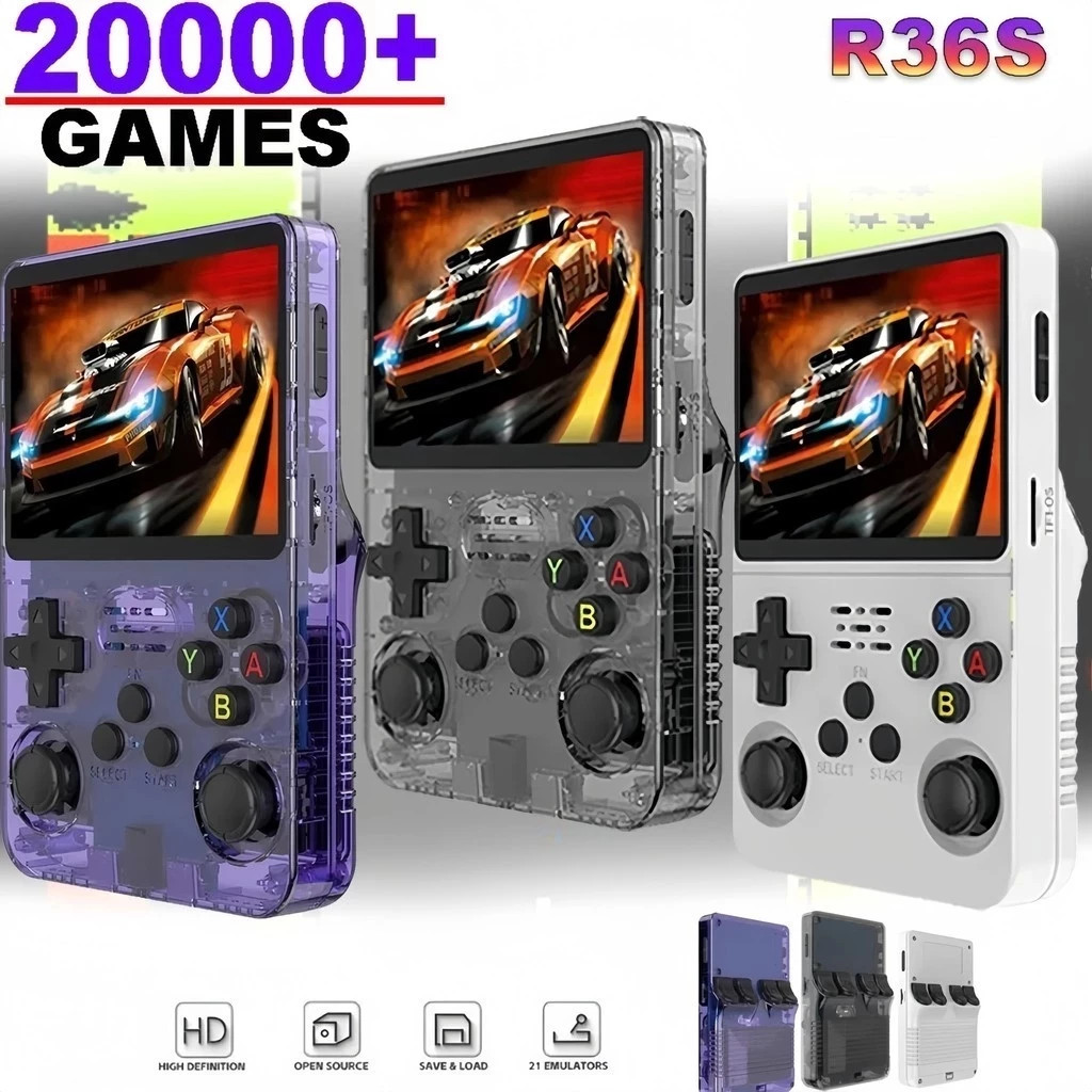 Retro Gaming Kc - Mini R36S Console per videogiochi portatile