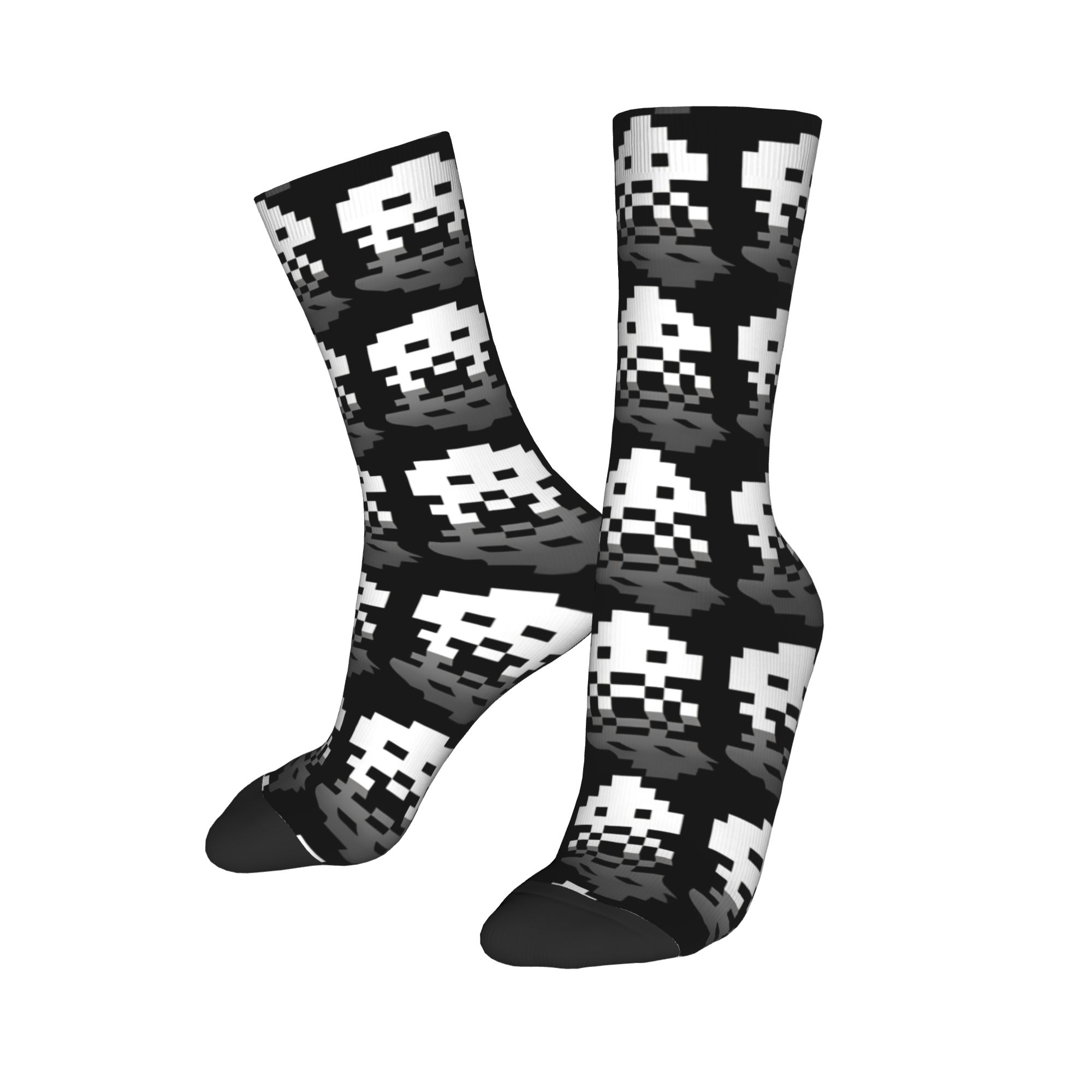 Retro Gaming Space - Calzini da basket Cool Space Invaders,
