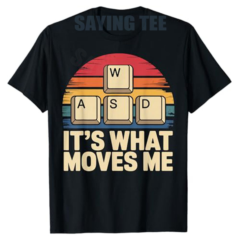 Retro Gaming Gifts For Men - Retro WASD Gaming Keys Divertente PC