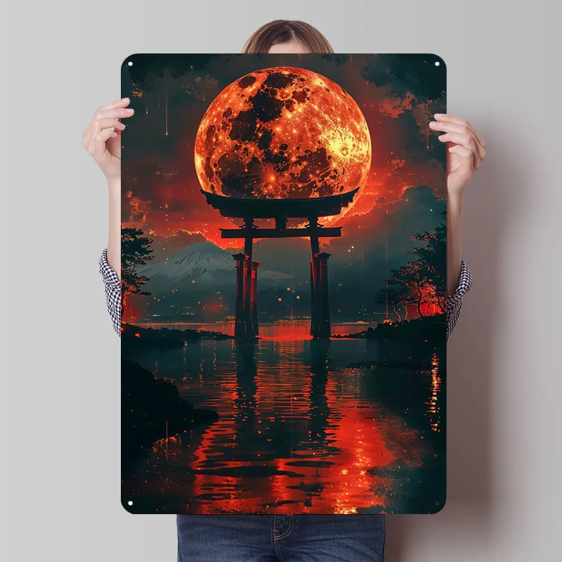 Retro Gaming At Home - Poster in Metallo con Stampa 'Blood