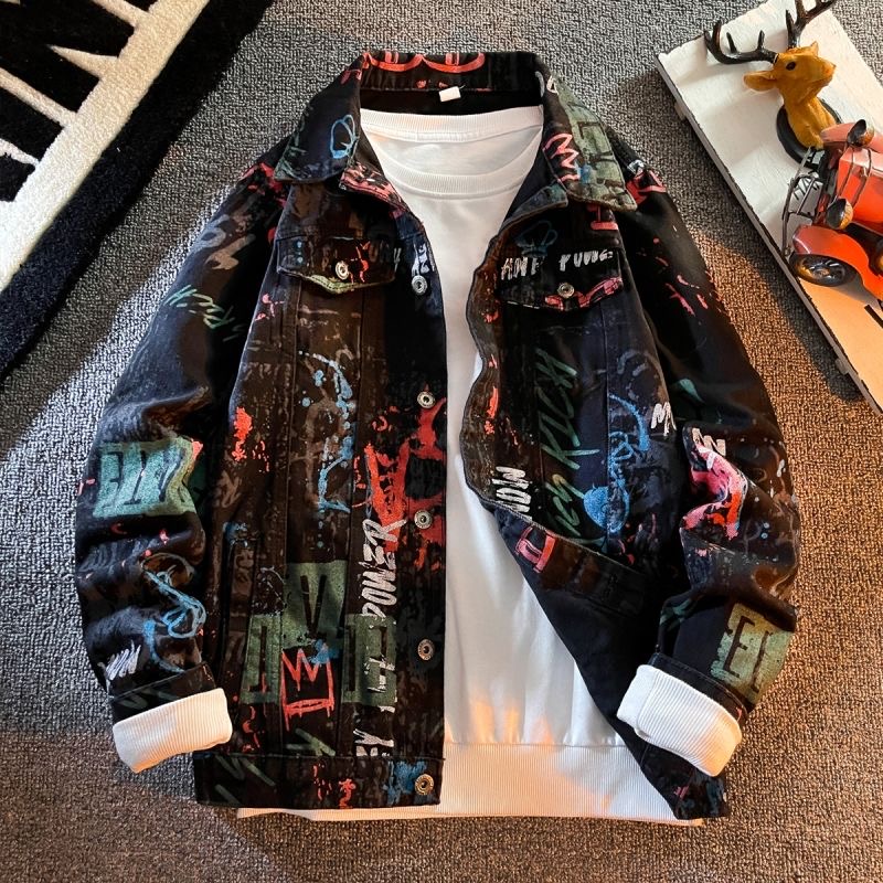 Retro Gaming Jacket - Autunno e primavera nuova tendenza della