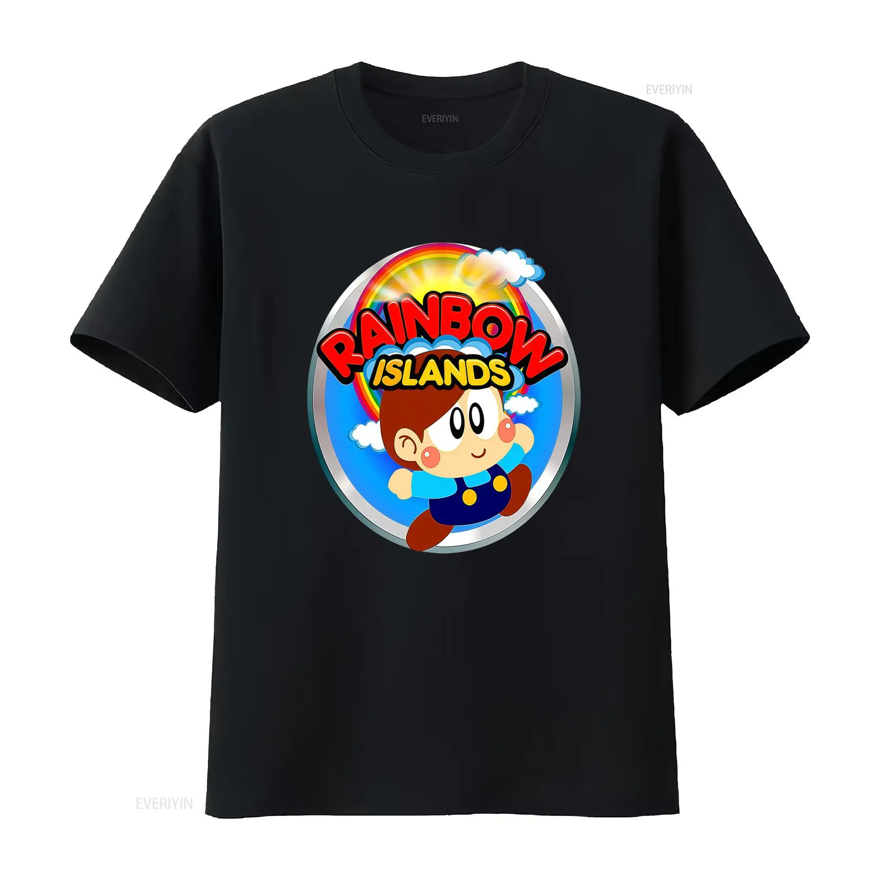 Retro Gaming Events - Maglietta Rainbow Islands con stampa logo
