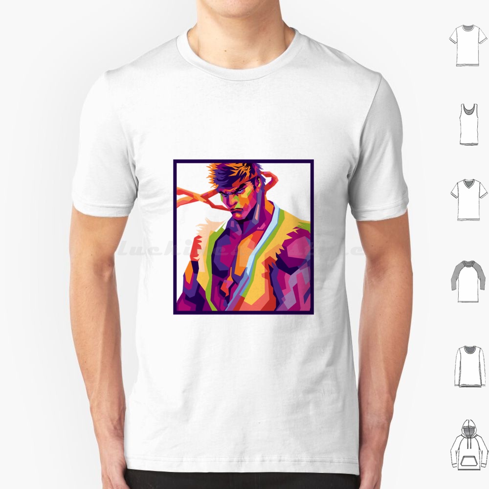 Retro Gaming Kent - Ryu T Shirt Cotone Uomo Donna