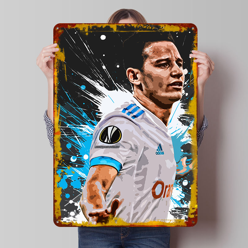 Retro Gaming At Home - Poster Metallico di Florian Thauvin, Arte