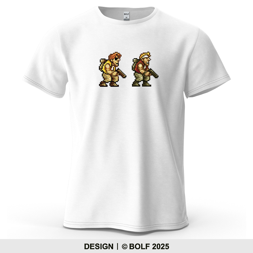 Retro Gaming Events - Pixel Character Game Theme T-shirt da