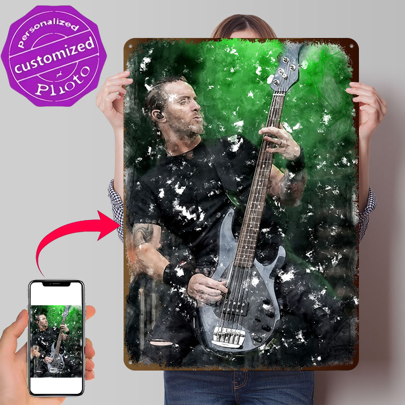 Retro Gaming Gifts For Men - Poster ALTER BRIDGE Brian Marshall, Insegne
