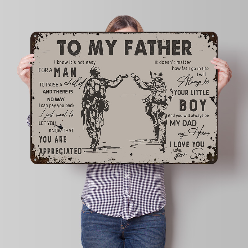 Retro Gaming Gifts For Men - Poster in Metallo Personalizzato 'Regalo per