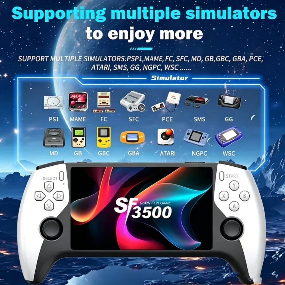 Retro Gaming Tablet - Console di gioco portatile SF3500 da