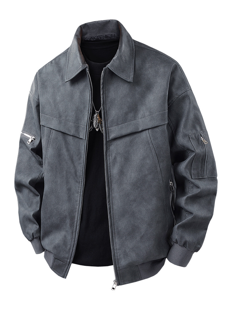 Retro Gaming Jacket - Giacca Bomber in Pelle PU Corta
