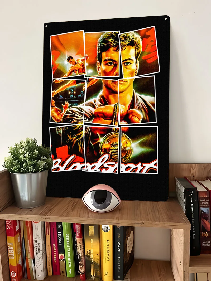 Targa in metallo Bloodsport, p - Retro Gaming At Home recensione e prezzo