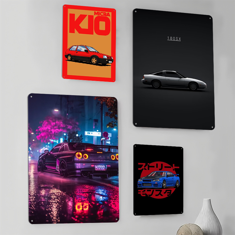(Nissan) Poster Retro Car Wall - Retro Gaming At Home recensione e prezzo