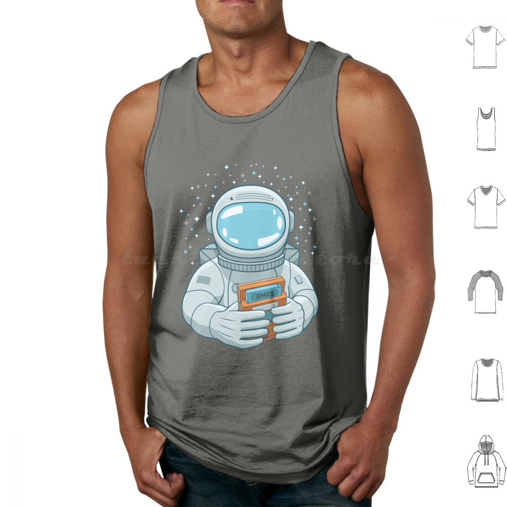 Gaming Spaceman Tank Tops Prin - Retro Gaming Space recensione e prezzo
