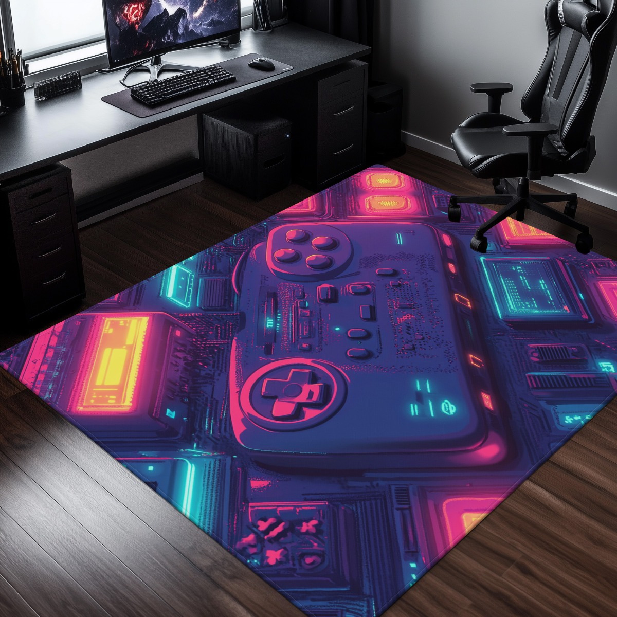 Tappeto Neon Gamer – Design co - Retro Gaming Space recensione e prezzo
