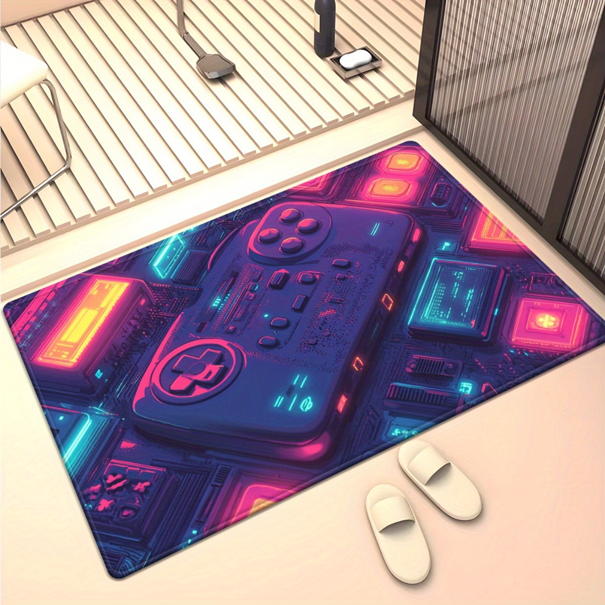 Tappeto Neon Gamer – Design co - Retro Gaming Space recensione e prezzo