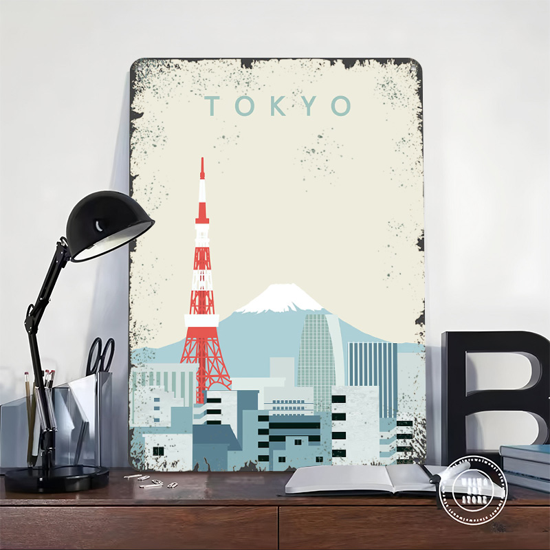 Poster di Tokyo in Stile Retrò - Retro Gaming Gifts For Men recensione e prezzo