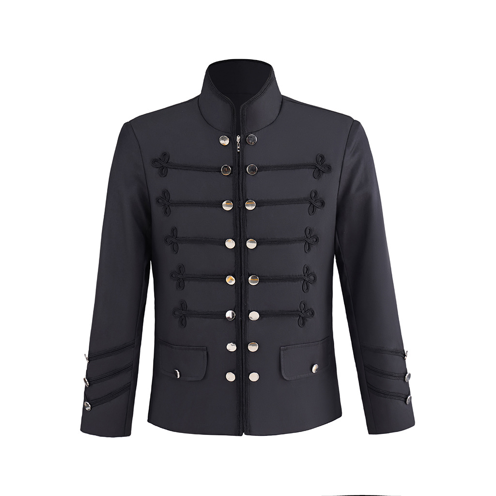 Giacca Militare Nera da Uomo,  - Retro Gaming Jacket recensione e prezzo