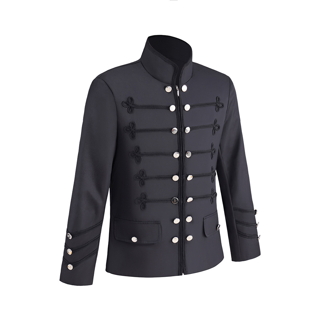 Giacca Militare Nera da Uomo,  - Retro Gaming Jacket recensione e prezzo
