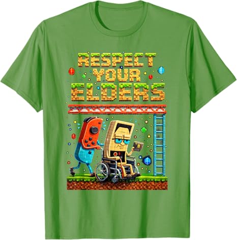 Rispetta i tuoi anziani Retro  - Retro Gaming Gifts For Men recensione e prezzo