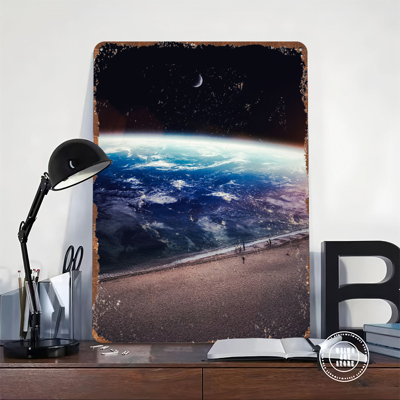 Poster in Metallo 'Space Beach - Retro Gaming Space recensione e prezzo