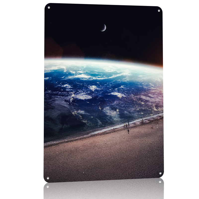 Poster in Metallo 'Space Beach - Retro Gaming Space recensione e prezzo