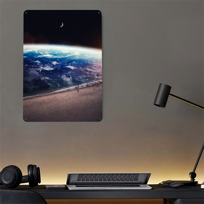 Poster in Metallo 'Space Beach - Retro Gaming Space recensione e prezzo